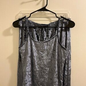Women’s Velvet Deep Grey Lounge / PAJAMA Set